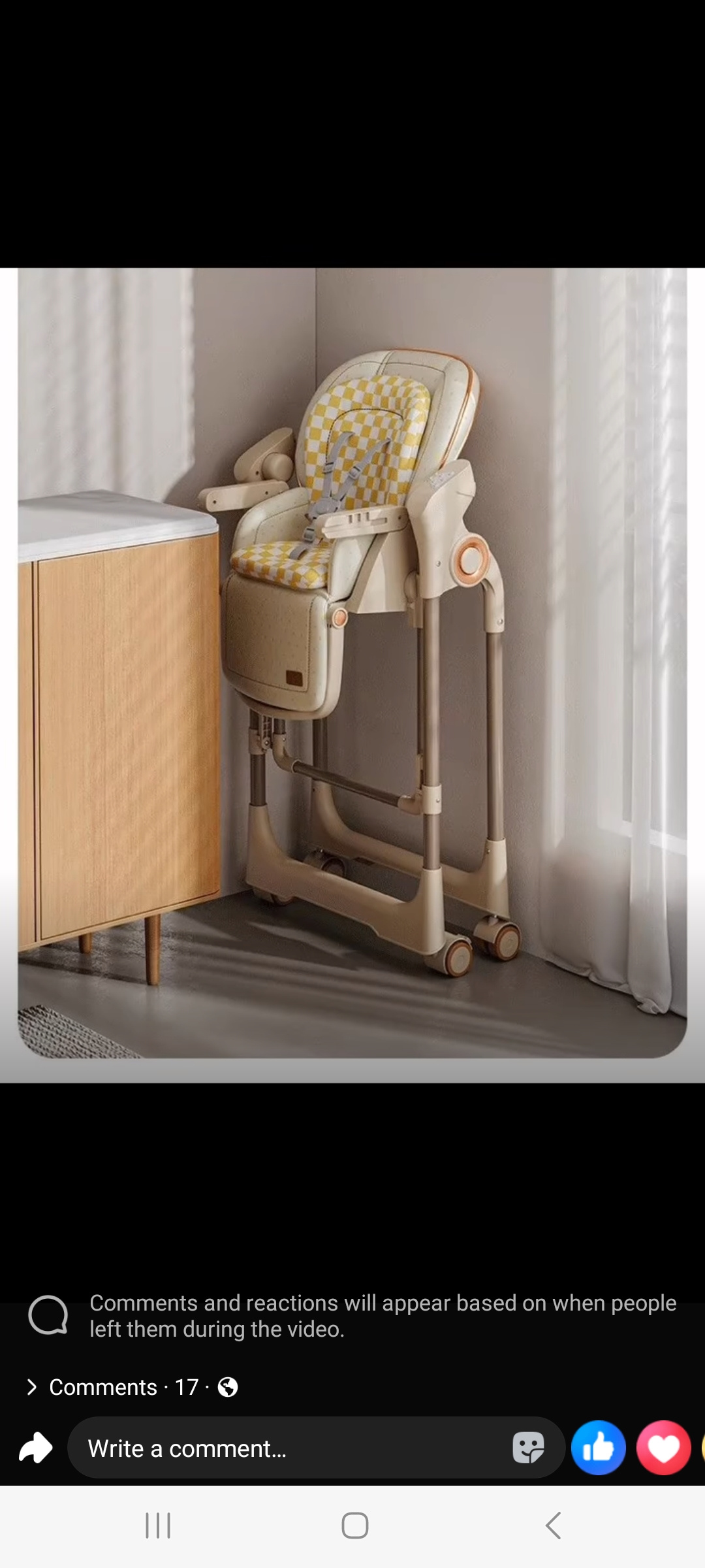 BeBeMorning 2-in-1 Luxury Baby High Chair & Electric Rocking Swing – Grey & Beige