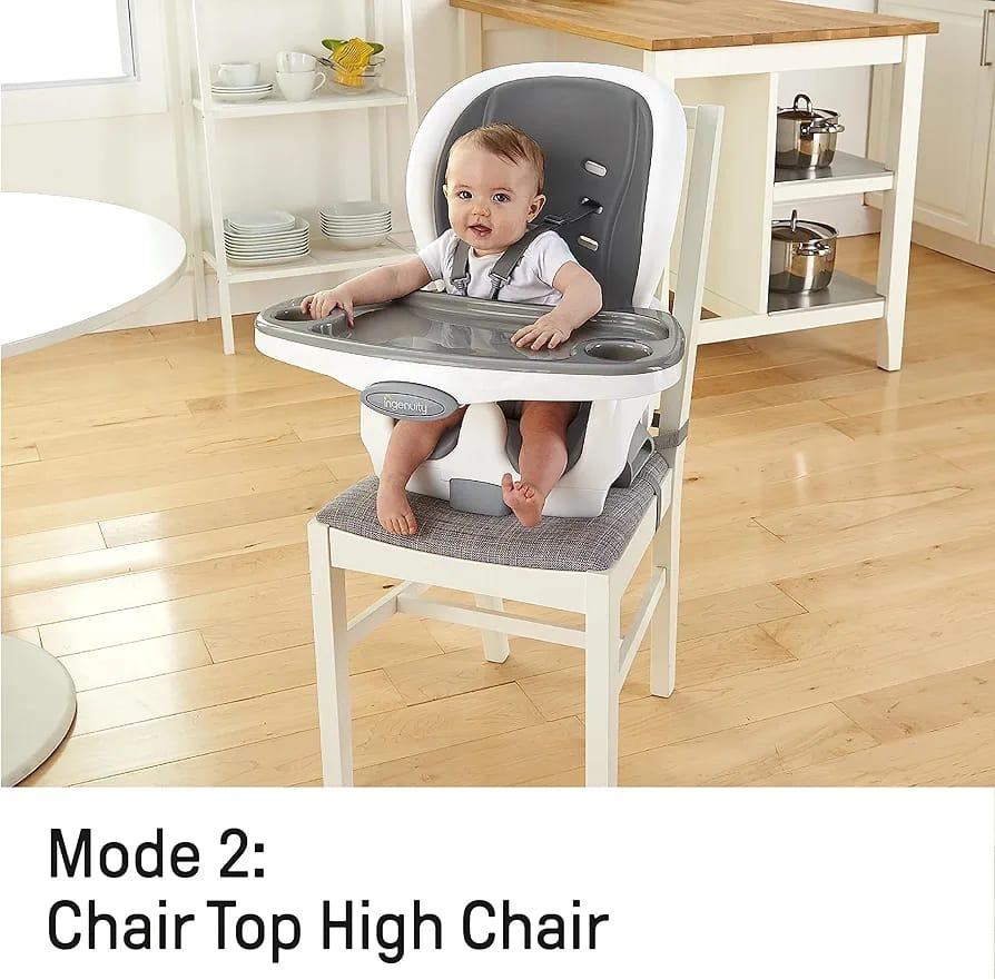 Ingenuity SmartClean Trio Elite 3-in-1 High Chair – Gray