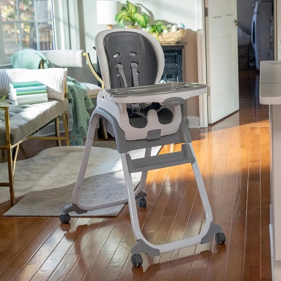 Ingenuity SmartClean Trio Elite 3-in-1 High Chair – Gray