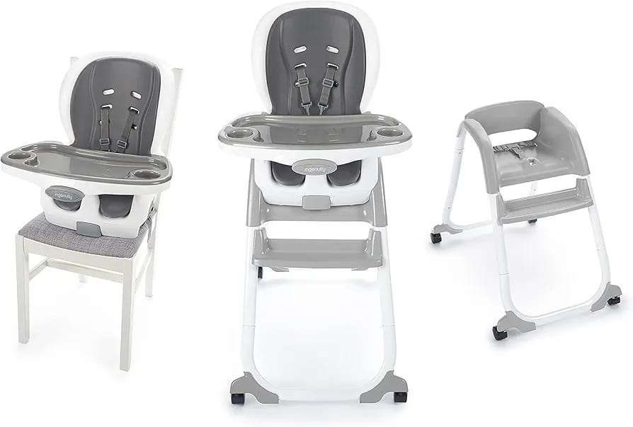 Ingenuity SmartClean Trio Elite 3-in-1 High Chair – Gray