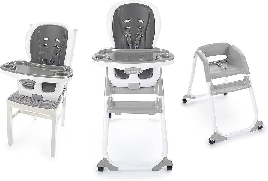 Ingenuity SmartClean Trio Elite 3-in-1 High Chair – Gray