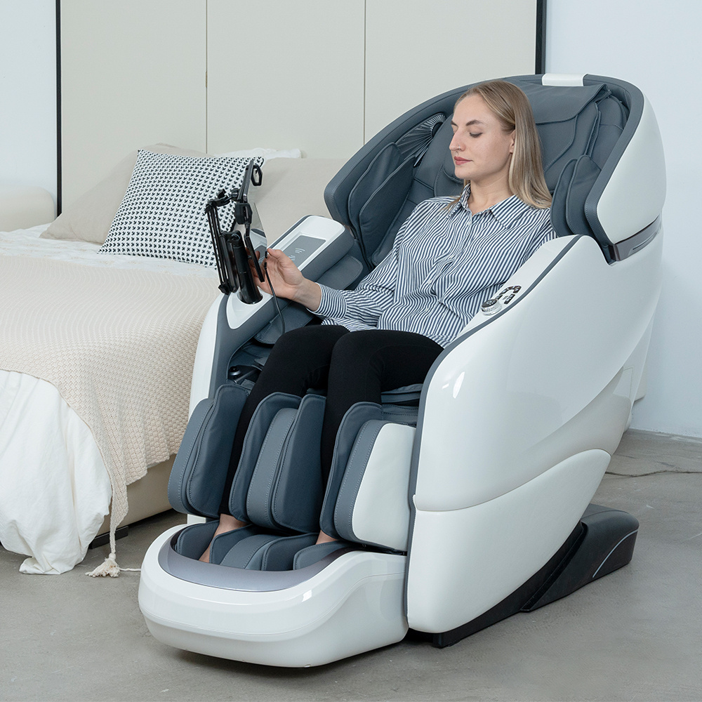 Zero Gravity 4D Massage Chair | Full-Body Smart Recliner with SL-Track & Air Compression
